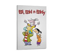 QINGJIE Ed，Edd N Eddy Anime Poster America Wall Art Poster Scroll Canvas Painting Picture Living Room Decor Home 12x18inch(30x45cm)
