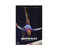 QINGJIE Simone Biles Gymnastics Athlete American Poster Wall Art Poster Prints Home Decor Picture Canvas Painting Posters 08x12inch(20x30cm)