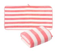 QINGLANG 2Pcs Hand Towels Coral Velvet Absorbent Wash Cloths Quick Drying Bathroom Towels Comfortable Face Washcloths Bath Towel for Bathroom Travel Gym(Pink)