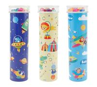 QINGLANG 3PCS Classic Tin Kaleidoscope for Kids Retro Toys Educational Toys Crystal Clear View Kaleidoscope Kit Funny Party Favor for Boys Girls Home School