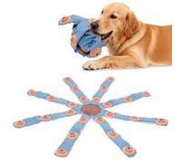 QINGLANG Frank the Dogtopus Dog Toy Interactive Treat Dispensing Brain Toy with Barriers Spikes Twisty Traps Wear-Proof Interactive Puzzle for Small Medium Large Dogs