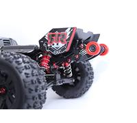 QingLeng Nylon Sturdy & Stable Wheelie Bar with Dual Spring Buffer for Arrma 1/8 kraton Outcast 6S Only fit The V5 or EXB Version - RED