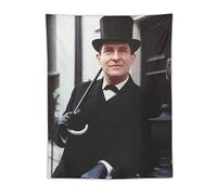 QINGRONG Jeremy Brett Britain Poster Actor Tapestry Cool Artworks Painting Wall Art Polyester Prints Hanging Picture Home Decor Tapestries Gift Idea 30"x40"