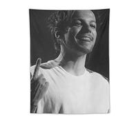 QINGRONG Louis Tomlinson Hot Singer Poster Polyester Paintings Wall Tapestry Art Print Tapestries Room Hanging Picture Modern Home Decor 30"x40"