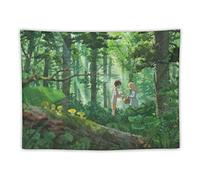 QINGRONG Poster When Marnie Was There Anime Studio Ghibli Wall Art Tapestry Gifts Bedroom Prints Home Decor Hanging Picture Polyester Painting Tapestries 30"x40"