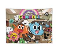 QINGRONG The Amazing World of Gumball Poster Anime Polyester Painting Tapestry Wall Art Prints Hanging Tapestries Bedroom Home Modern Decoration 30"x40"