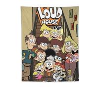 QINGRONG The Loud House Anime Poster Wall Art Tapestry Gifts Bedroom Prints Home Decor Hanging Picture Polyester Painting Tapestries 30"x40"