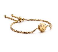Qings Golden Constellation Bracelet Charm Zodiac Adjustable Bracelet Capricorn