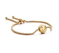 Qings Golden Constellation Bracelet Charm Zodiac Adjustable Bracelet Taurus
