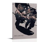 QINGSDEC Posters Applicable to The Lobster Movie Canvas Oil Painting Decorative Painting Art Poster Hanging Painting Home Living Room Bedroom Dining Wall 08x12inch(20x30cm) Frame-style