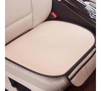 QingxingFa Non-Slip Car Seat Pad for Summer Breathable and Refreshing,Car Seat Cover for Summer Heat,Upgraded Ice Silk Non-Slip Car Seat Pad for Summer (Beige,Front seat 2pcs)