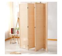 QINGYAN Wood Room Divider, Freestanding Folding Privacy Screen, 3/4/5 Panel Wall Dividers, Temporary Room Separator(40X120CM-4PCS)