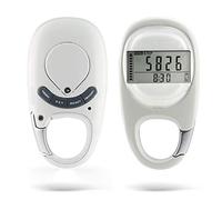 qingyin Simple Walking Pedometer Step Counter with Clip, Accurately Track Steps and Miles/Km Calories Burned & Activity Time, 7 Days Memory Step Counter