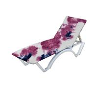 QINGZY Sun Lounger Beach Towel, Microfiber Quick Dry Covers Beach Towels, Portable Soft Chair Cover, 75x210cm Sunbed Chaise Lounge Towels for Summer Holiday Swim Pool Garden (B)