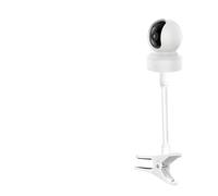 QINGZY Universal Baby Monitor Stand with Adjustable Clip, No Holes for Cot, Cot and Wall, Compatible with HelloBaby HB65/HB6550/HB6558/HB66/HB248, Easy to Install