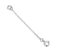 Qinhaixi 14 ct Gold Chain Extender for Necklace, White Gold Bracelet Extender Necklace Extension, for Collar Choker Anklet (Length: 3")