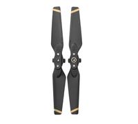 Qinhaixi 2pcs 4730F Quick Release Folding Propeller Compatible With Spark Drone Replacement Spare Parts Compatible With Spark Accessories(Gold stripe)