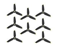 Qinhaixi 4 Pairs Drone Propellers Compatible With Quadcopter Accessories(4PAIRS GOLDEN)