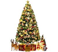 Qinhaixi Artificial Christmas Tree Christmas Decorations Christmas Tree with PVC Zipper 3 Feet Pine Tree Whole Tree Home Decoration(Size:240cm/8ft)