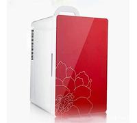 Qinhaixi Car Refrigerator 16L high-capacity car refrigerator portable car home dual-use material ABS + tempered glass voltage 12V car 220V household power supply 75 size 25.7 * 32 * 42 cm