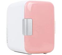 Qinhaixi Car Refrigerator Portable 4L Car Fridge Car Home Universal Material ABS Voltage 12V Car 220V Household Power 50 Weight 1.6kg Size 23 * 17 * 24cm, pink, 23 * 17 * 24cm