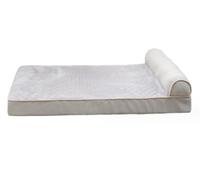 Qinhaixi Cat Bed Kitten Bed Pet Beds For Extra Large Dogs Fluffy Cozy Kennel Pad Washable Dog Crate Mat Pillow Edge Design Pet Cushion Cave(B,50 * 40 * 11cm)