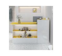 Qinhaixi Reception Furniture - Stylish Office Reception Counter & Multi-layer Display Stand, Stable Load-bearing Cash Desk for Showcases, Versatile Design for Various Applications
