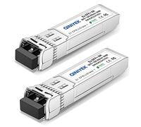 QINIYEK 10GBase-SR SFP+ Transceiver, 10G Multimode SFP+ LC Module, 850nm MMF, up to 300 m,Compatible with Cisco SFP-10G-SR, Ubiquiti UF-MM-10G, Fortinet, Mikrotik, Netgear, Supermicro(Pack of 2)