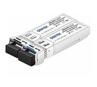 QINIYEK A Pair 10G BIDI SFP+ Single Mode Fiber Module, 10Gb SFP+ LC LR 1270nm 1330nm, Bidi Gbic for Cisco SFP-10G-BXD-I (1330nm-TX/1270nm-RX) / SFP-10G-BXU-I (1270nm-TX/1330nm-RX),10~20KM, with DOM
