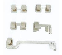 QINIZX Multimeter Battery Contact Piece Replacement for FLUKE187/89/189, Silver, 1 Set