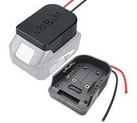 QINIZX Power Wheels Adaptor for Bosch/Makita 18V 14.4V Battery Power Mount Connector Adapter Dock Holder with 12 awg Wires DIY Power Tools RC Toys