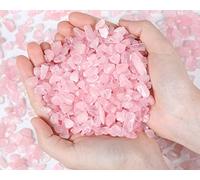 QINJIEJIE Fluorite Crystal Polished Rock Fragments Stone Natural Crystal Stone Irregular Gem Gravel Home Decoration Aquarium Fish Tank Plant Vase Filler Bottom Decoration 0.55lbs
