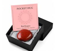 QINJIEJIE Red Jasper Crystal - Large 3-4cm Natural Red Jasper Crystal