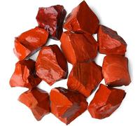QINJIEJIE Red Jasper Crystal Large Crystal 200G Healing Crystals Gemstones Bulk Raw Stone Rough Stones Energy Protection Fountain Rocks Decoration Reiki Meditation for Beginners