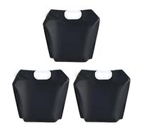 Qinlenyan 3Pcs Ice Bath Bags Reusable Water Bag for Ice Baths 5L Ice Bath Bag Portable Ice Mold Bags for Cold Plunge Therapy,Cold Plunge Accessories,Ice Baths at Home Black
