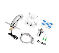 Qinlorgo Automatic Sensor Faucet,Electronic Automatic Sensor Touchless Sink Hands-Free Hot & Cold Faucet Motion Activated