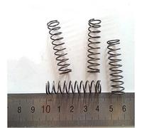 Qinlu-Coil Compressed Spring 10PCS Small Spring Steel Compression Springs, 1mm Wire Diameter*13mm Out Diameter*(10-50)mm Length, DIY Projects(1x13x25mm)