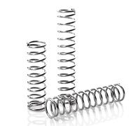 Qinlu-Coil Compressed Spring 10PCS Spring Steel Compression Release Mechanical Return Pressure Spring Wire Dia 0.4mm OD 3-10mm Length 10-50mm, DIY Projects(35mm,3mm)