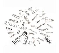 Qinlu-Coil Compressed Spring 10pcs Stainless Steel Spring Cylindrical Compression Spring Mini Spring Spiral Spring Wire Diameter 0.7mm, DIY Projects(25mm,8mm)