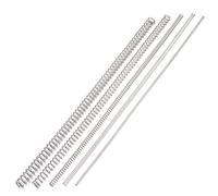 Qinlu-Coil Compressed Spring 1PCS Small Stainless Steel Metal Long Coil Compression Spring,0.8-1mm Wire Diameter *4-12mm Out Diameter *305mm Length, DIY Projects(6mm,0.8mm)