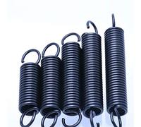 Qinlu-Coil Compressed Spring 2Pcs Tension Spring With Hooks, Steel Small Extension Spring, Wire Diameter 1.5mm Outer Diameter 15mm Length 40-100mm, DIY Projects(1.5 x 15 x 80mm)