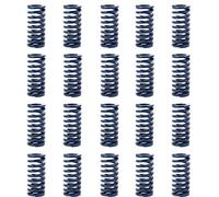 Qinlu-Coil Compressed Spring 5PCS/lots Pressure Springs 3D Printer Part Length 23mm OD 8mm ID 4mm, DIY Projects(Blue 10 X 25 mm)