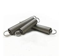 Qinlu-Coil Compressed Spring 5PCS Stainless Steel Extension Tension Spring 0.6mm Wire Diameter*6mm Out Diameter*20-200mm Length, DIY Projects(0.6x6x150mm)