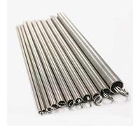 Qinlu-Coil Compressed Spring Dual Hook Long Expansion Tension Spring 300mm 304 Stainless Wire Dia 0.7-1mm Outer Dia 5-12mm 1Pcs, DIY Projects(1 x 10 x 300mm)