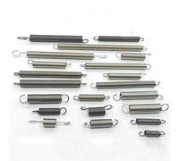 Qinlu-Coil Compressed Spring Expansion Springs Extension Tension Spring Wire Diameter 1.4mm OD 9mm, DIY Projects(1.4x9x130mm)