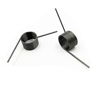 Qinlu-Coil Compressed Spring Torsion Spring 65Mn Steel Wire Diameter 2mm Helical Torsion Ring Angle 60 90 120 180 Degrees, 2Pcs, DIY Projects(18mm (60 degrees),20mm)