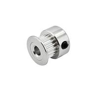 Qinlu-Wheel 3D Printer Parts 20 Teeth GT2 Timing Pulley Bore 5mm 6.35mm 8mm For Width 6mm GT2 Synchronous Belt 2GT Belt 20teeth Pulley, Smooth transmission(White,20Teeth 8MM)