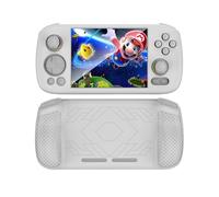 QINOUK Case for Anbernic RG 406H, Anti-Scratch and Shock-Absorption Protective Soft TPU Cover Case Compatible with Anbernic RG 406H-White