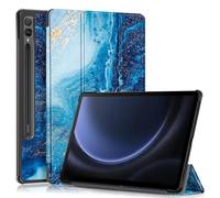 QINOUK Case for Samsung Galaxy Tab S9 FE+, [Stand Feature] Ultra Thin Smart Cover with Auto Sleep Wake, PU and PC Anti-scratch Protective Case, for Samsung Galaxy Tab S9 FE+-1