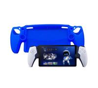 QINOUK Case for Sony PlayStation Portal, Anti-Scratch and Shock-Absorption Protective Soft TPU Cover Case Compatible with Sony PlayStation Portal-Blue